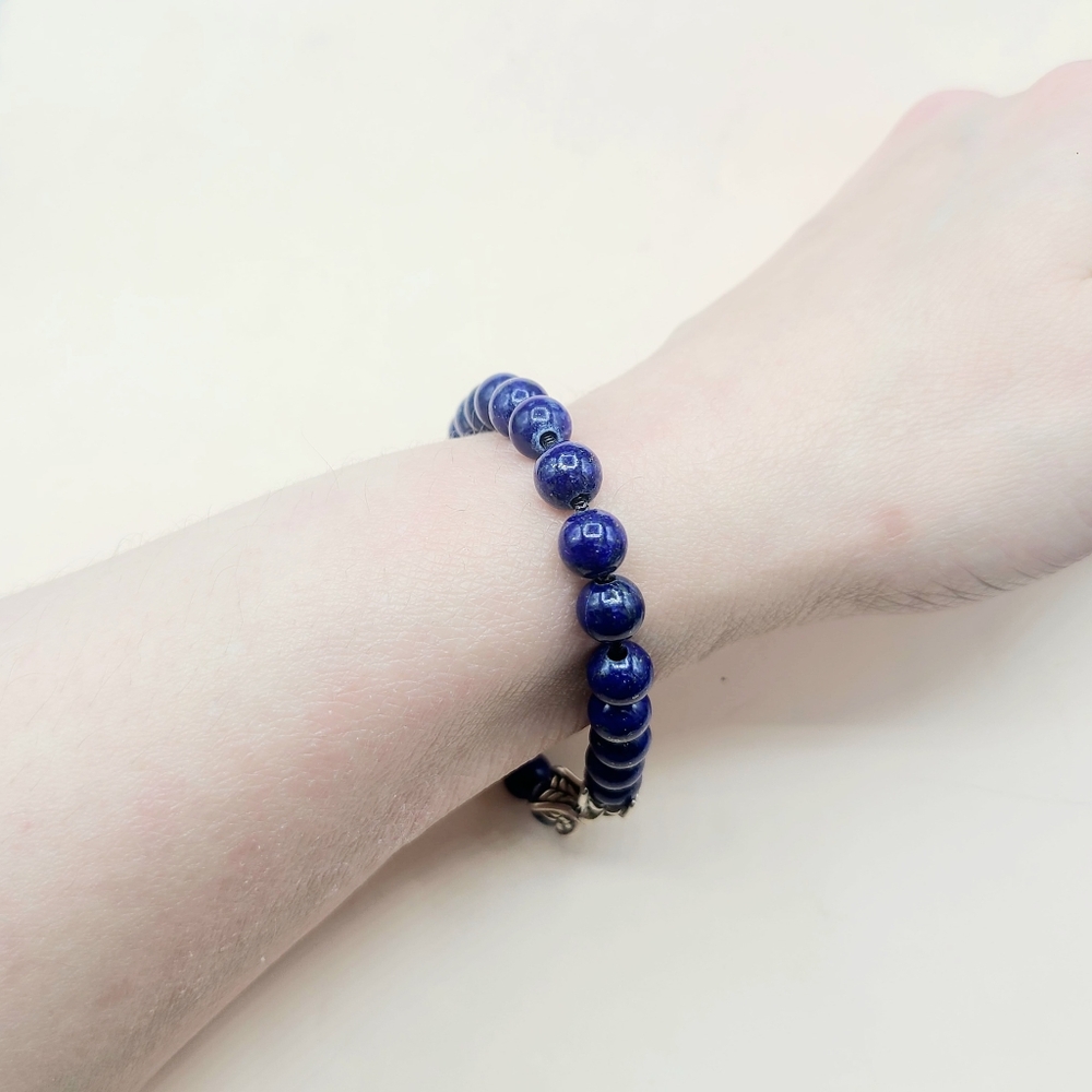 David Yurman Spiritual Beads Bracelet With Lapis Lazuli - Picture 3 of 9